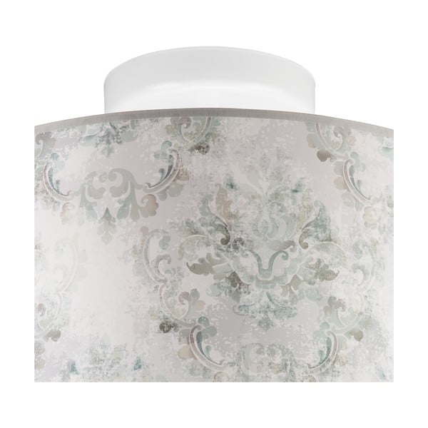 Lampada da soffitto grigio chiaro con paralume in tessuto ø 35 cm Print - LAMKUR-image-3