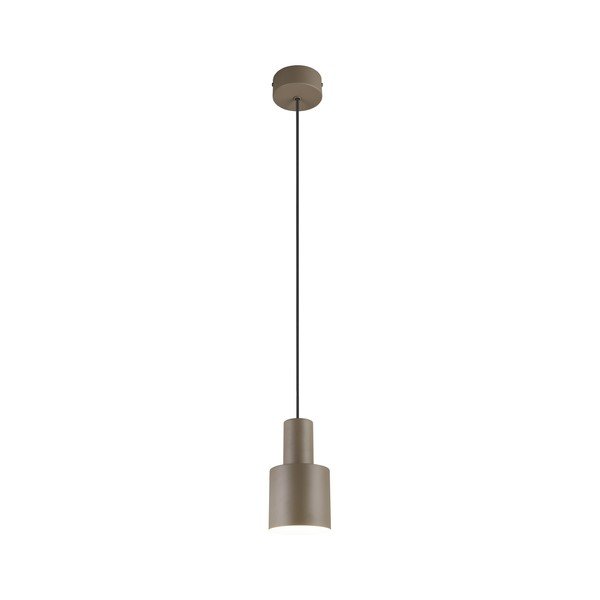 Lampadario marrone scuro con paralume in metallo ø 12 cm Agudo - Trio-image-2