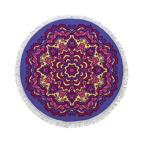 Kruhová plážová osuška La Chanta Bayla Round Beach Towel, ⌀ 1,5 m