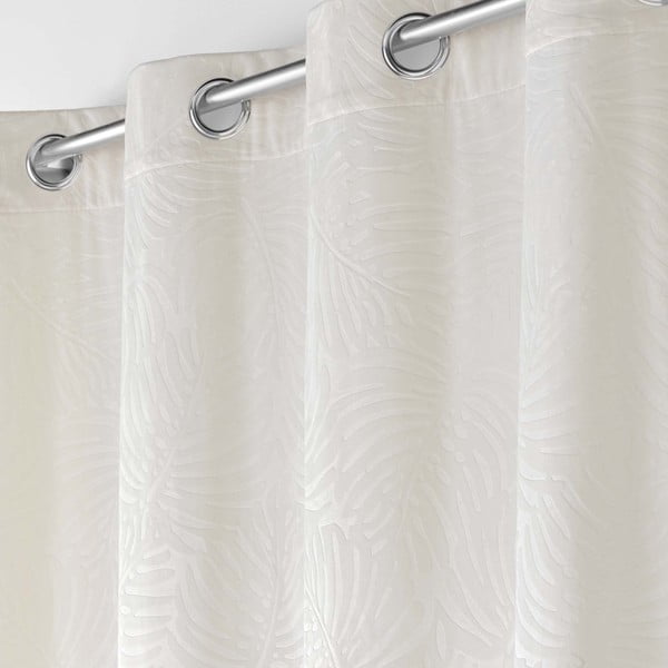 Tenda in velluto crema 140x240 cm Analia - douceur d'intérieur-image-1