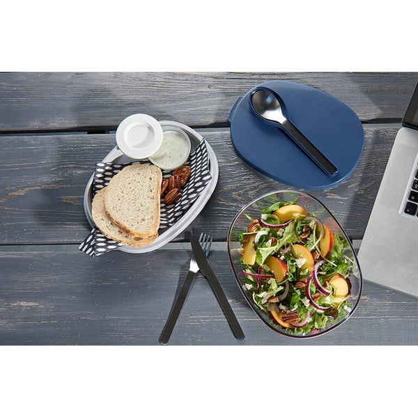 Set di posate da viaggio da 3 pezzi con confezione blu Ellipse - Mepal-image-1