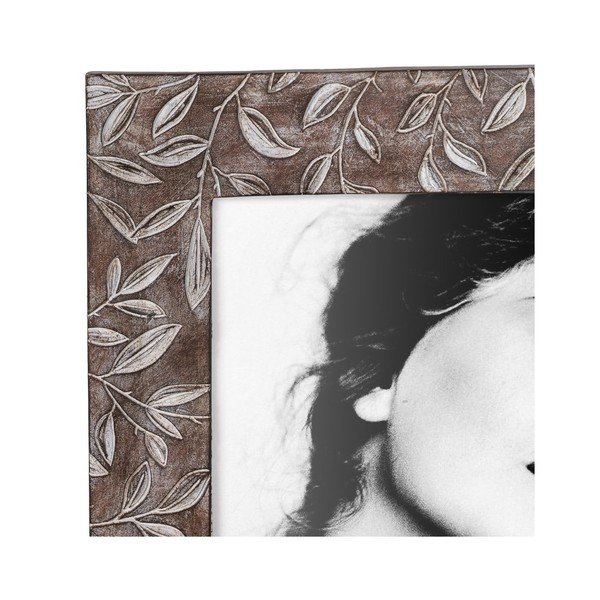 Cornice da tavolo in poliresina marrone 16x21 cm - Ixia-image-2