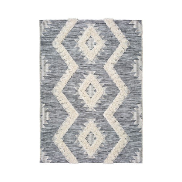 Tappeto bianco e grigio , 115 x 170 cm Cheroky Merto - Universal