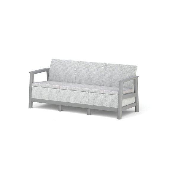 Divano da giardino grigio chiaro Scandi Linea – Keter