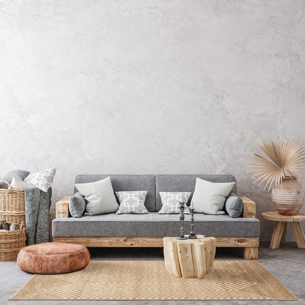 Tappeto beige 133x190 cm Meteo - FD-image-1