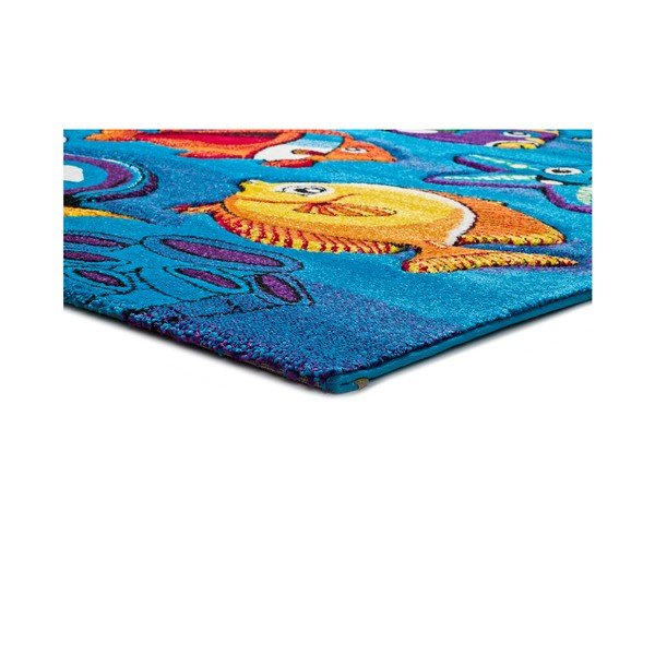 Tappeto blu per bambini Underwater, 120 x 170 cm - Universal-image-2