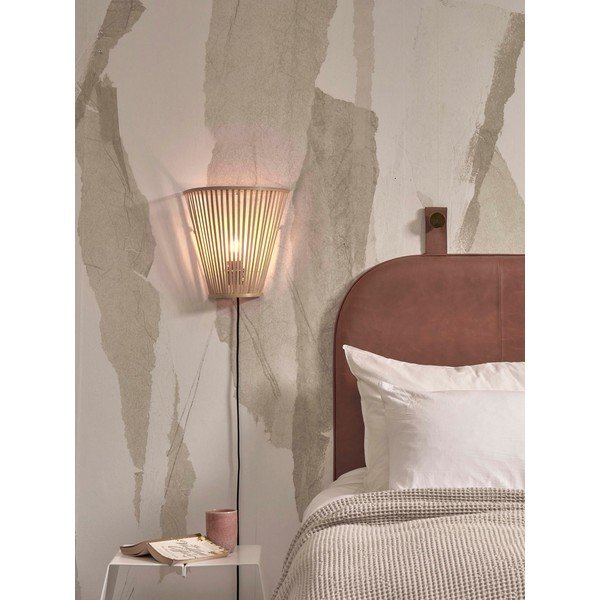 Lampada da parete in colore naturale Merapi - Good&Mojo-image-3