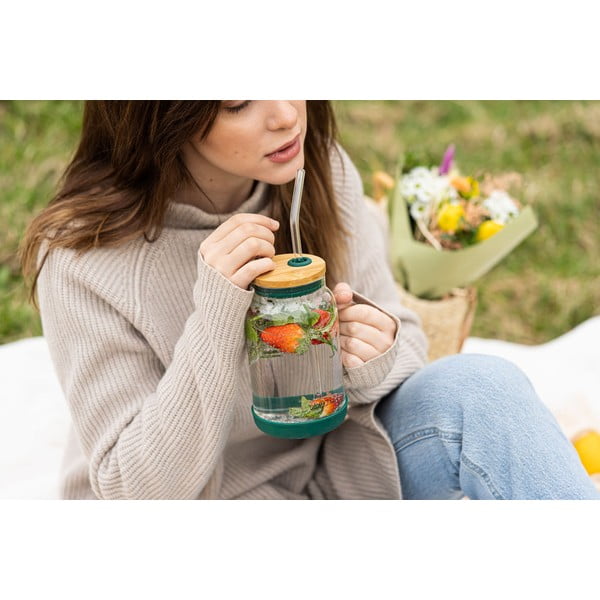 Barattolo con cannuccia 600 ml Fuori – Vialli Design-image-4