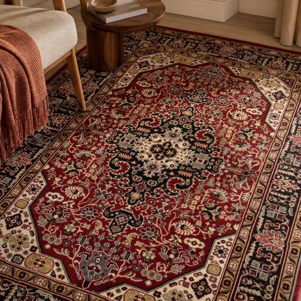 Tappeto rosso , 120 x 170 cm Skazar Isfahan - Nouristan-image-1