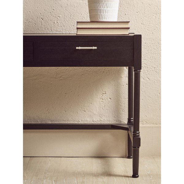 Scrivania in pino massiccio 48x107 cm Heritage – Premier Housewares-image-2