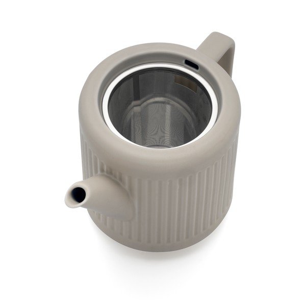 Teiera grigia in porcellana con filtro 1,2 l Skagen – Bredemeijer-image-4