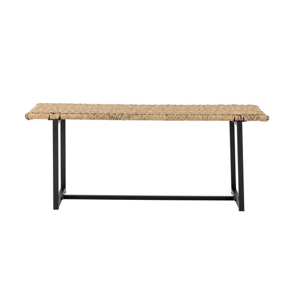 Panca da giardino di colore naturale in rattan Adilly – Bloomingville