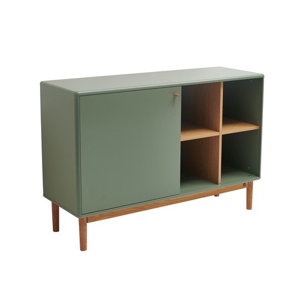 Cassettiera bassa verde 118x80 cm Color Living - Tom Tailor-image-1