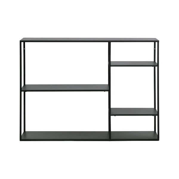 Libreria in metallo nero 120x88 cm June - WOOOD