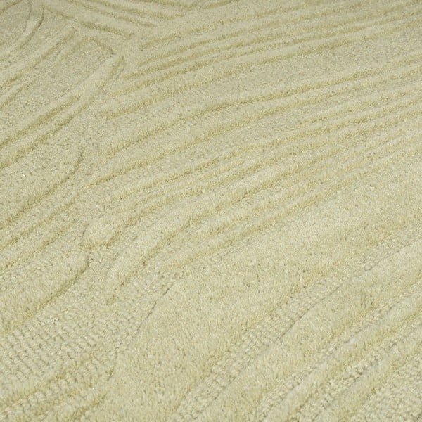 Tappeto in lana verde 200x290 cm Lino Leaf - Flair Rugs-image-3