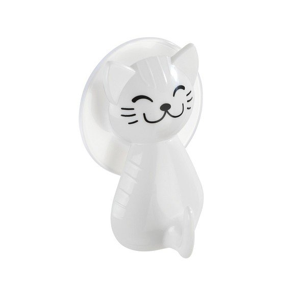 Gancio da parete bianco Cat - Wenko-image-1