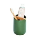 Tazza in ceramica verde per spazzolini da denti Eco Vanity - iDesign