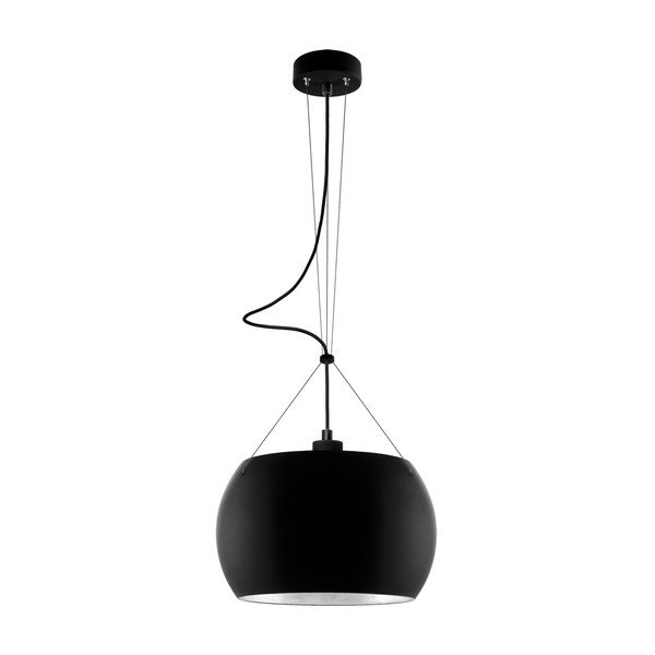 Světlo MOMO, black matte silver/black