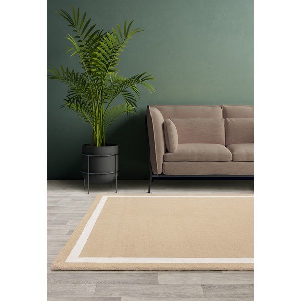 Tappeto in lana beige tessuto a mano 68x240 cm Albi - Asiatic Carpets-image-1