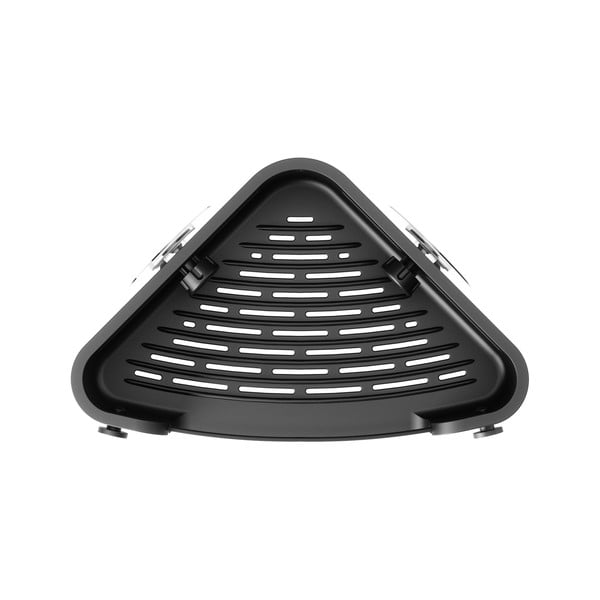 Mensola da bagno senza foratura/ad angolo nera in plastica Flex Adhesive – Umbra-image-4