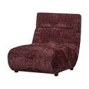Poltrona burgundy con rivestimento in ciniglia Observe – WOOOD