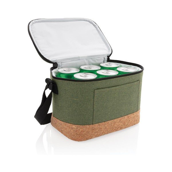 Borsa termica verde con dettagli in sughero - XD Collection-image-1