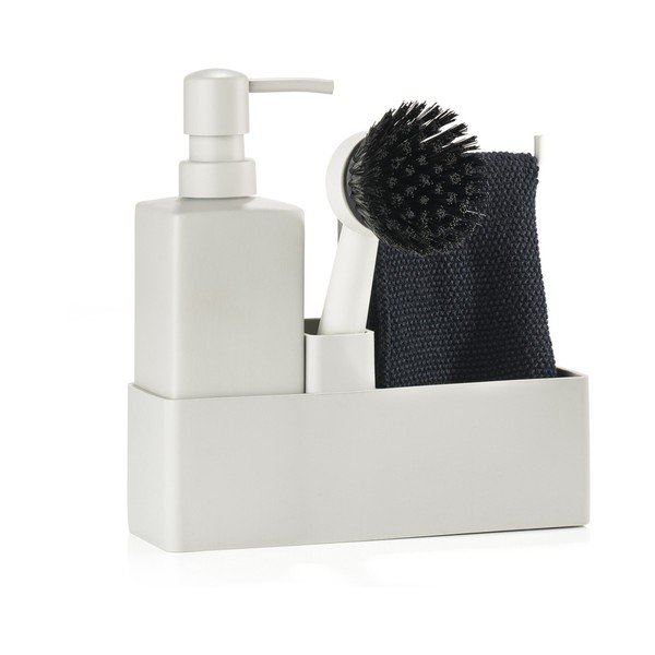 Supporto per detersivo grigio chiaro in plastica/in silicone Singles – Zone