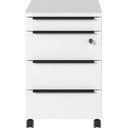 Armadietto bianco con chiusura a chiave/su ruote 42x63x60 cm Mailand – Germania