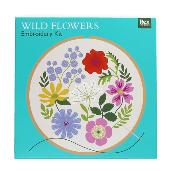 Kit di ricamo Wild Flowers - Rex London-image-3