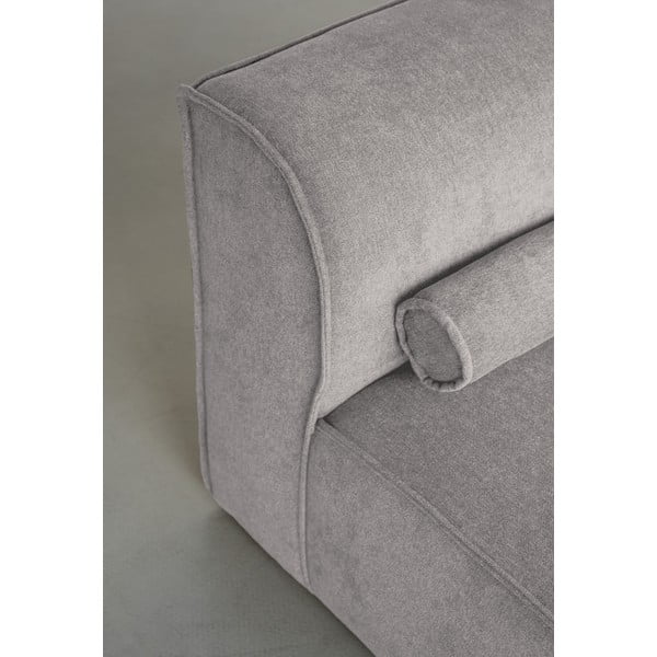 Divano componibile in grigio chiaro (con penisola a destra) Flex Felix – Miuform-image-4