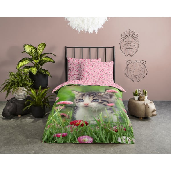 Biancheria da letto per bambini in cotone per letto singolo 140x200 cm - Good Morning-image-1