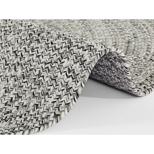 Tappeto rotondo per esterni grigio/beige ø 200 cm - NORTHRUGS-image-2