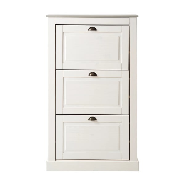 Scarpiera bianca in legno di pino Toby - Støraa-image-2