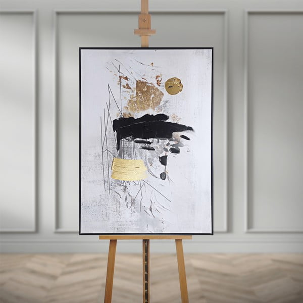 Quadro con elementi dipinti a mano 70x100 cm Fantasia I – Styler-image-2