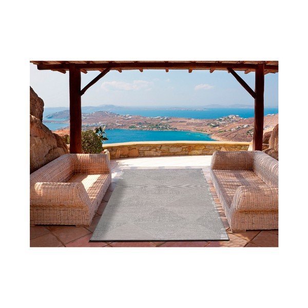 Tappeto grigio per esterni Grey Wonder, 77 x 150 cm Macao - Universal-image-2