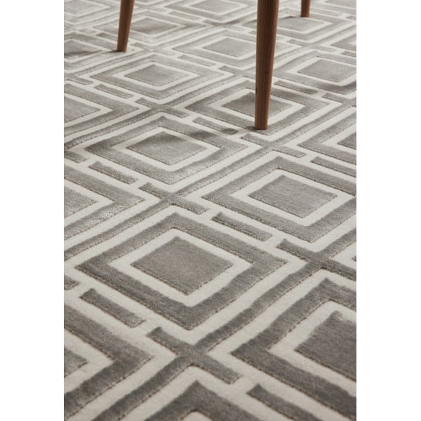 Tappeto grigio/color crema 160x235 cm Perles Howlite – Elle Decoration-image-4