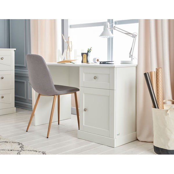 Scrivania bianca per bambini Marie - Pinio-image-1