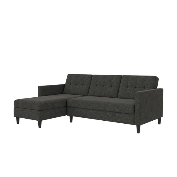 Divano letto grigio angolare Hartford - Støraa-image-4