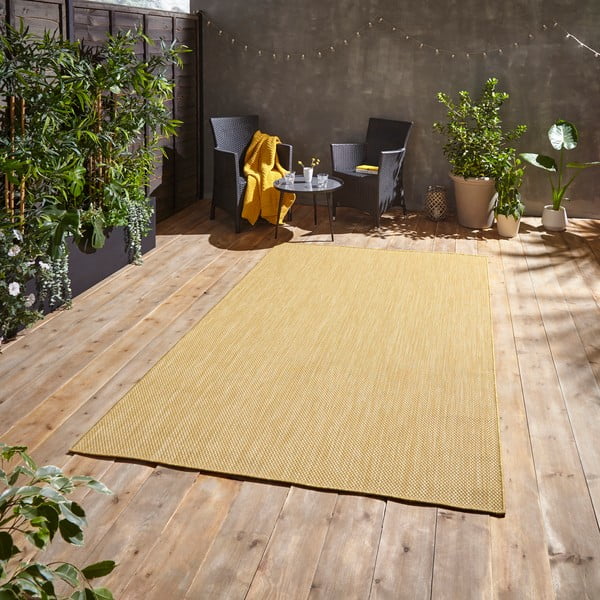 Tappeto giallo per esterni 290x200 cm POP! - Think Rugs-image-1