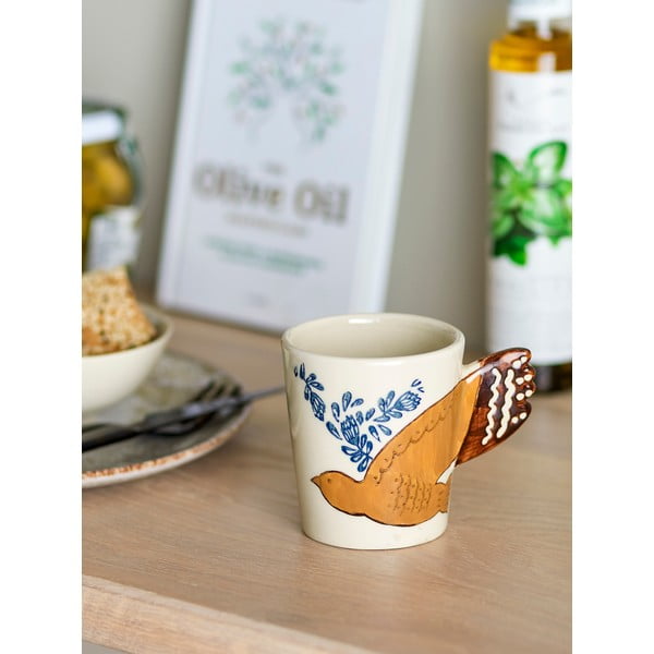 Tazza in gres crema 260 ml Hezha - Bloomingville-image-1