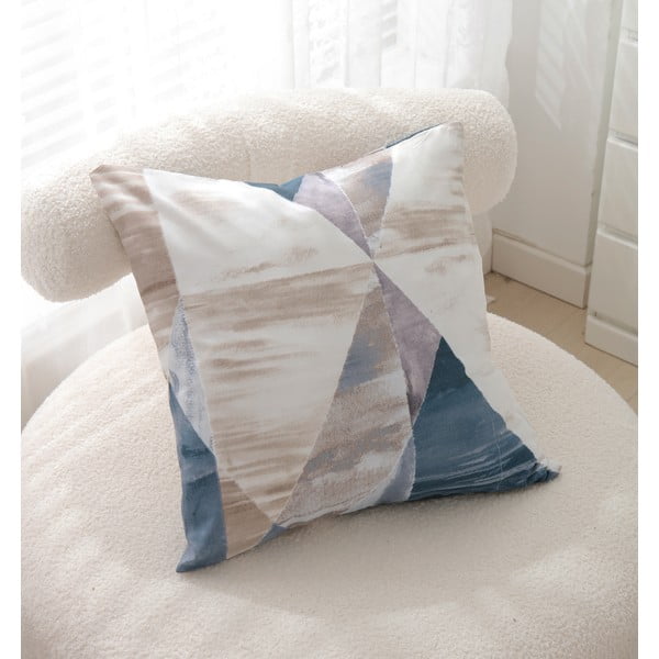 Biancheria da letto blu/marrone in microsatinato per letto singolo 3 pezzi 140x200 cm Eden – JAHU collections-image-3