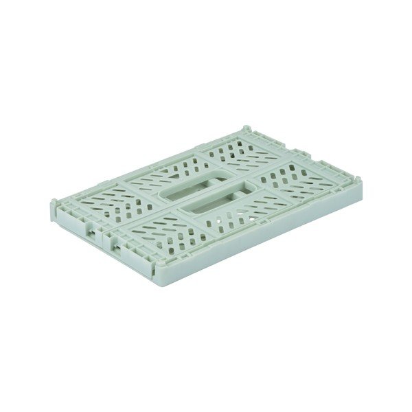 Scatola di plastica color menta 21x14,5x8 cm - Homéa-image-2