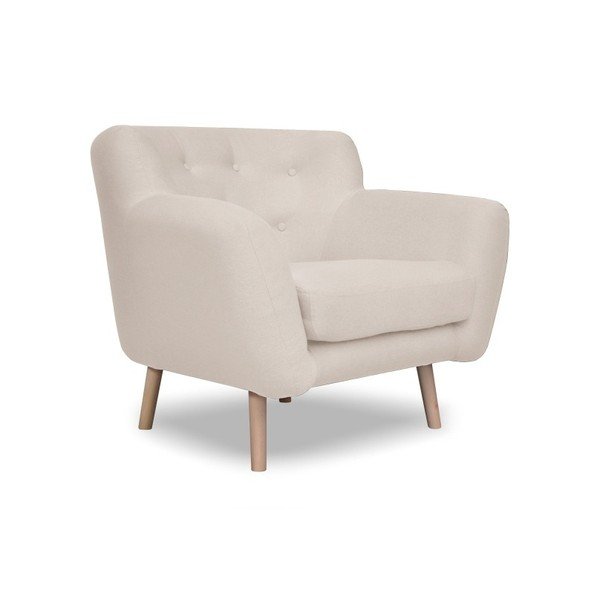 Poltrona di design cosmopolita grigia e beige London - Cosmopolitan Design-image-2