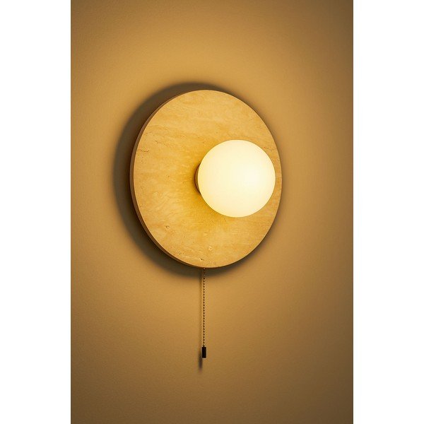 Lampada da parete beige in pietra ø 12 cm Hilde – Opviq lights-image-3