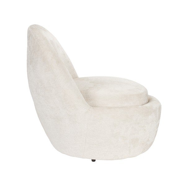 Poltrona color crema Nash – White Label-image-3