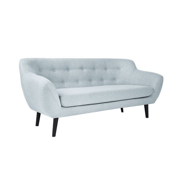 Divano Piemonte azzurro, 188 cm - Mazzini Sofas