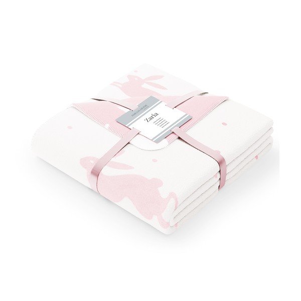 Coperta rosa per neonati 200x150 cm Rabbit - AmeliaHome-image-2