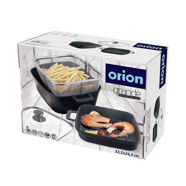 Teglie in set in alluminio 2 pz 24,5x32,5 cm GRANDE - Orion-image-4