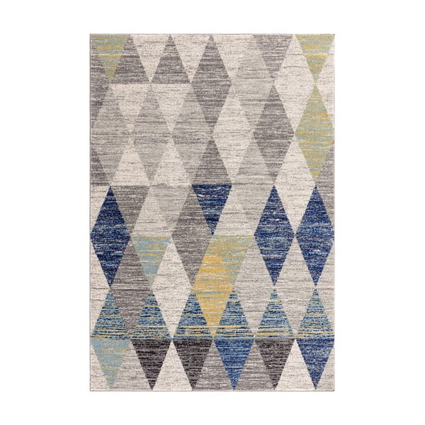 Tappeto blu 80x150 cm Muse Harlequin Blue – Asiatic Carpets