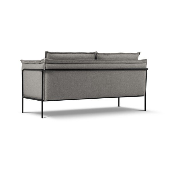 Divano grigio , 145 cm Andrea - Interieurs 86-image-2